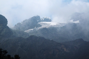 Vrchol Margherita Peak (5109 m)